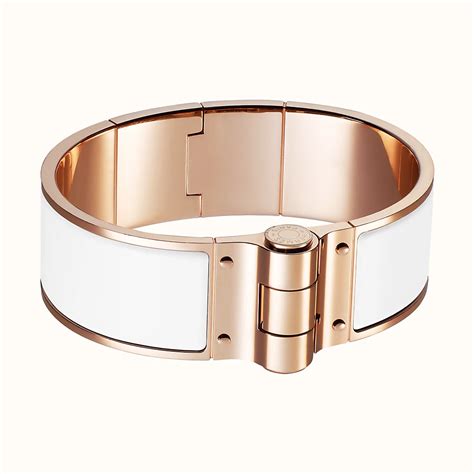 hermes enamel hinged bracelet review|Hermes hinged bracelet for sale.